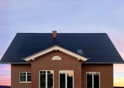 home with solar roof