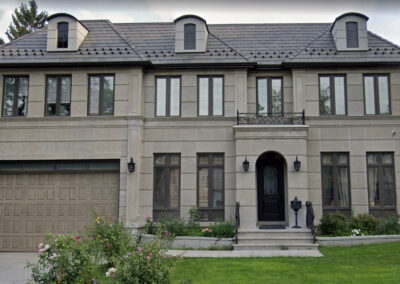 Contemporary Slate Brown Polymer Lightweight Lifetime Energy-Efficient Roofing System.