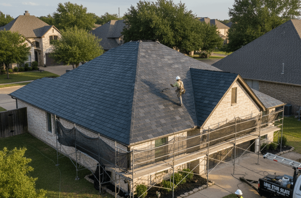 solar roof installation